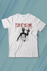 Fear Of The Dark Karanlık Dark Gothic Urban Street Wear Baskılı Tişört Çocuk T-shirt - Thumbnail