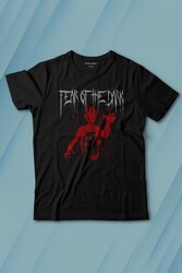 Fear Of The Dark Karanlık Dark Gothic Urban Street Wear Baskılı Tişört Çocuk T-shirt - Thumbnail