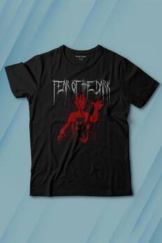 Fear Of The Dark Karanlık Dark Gothic Urban Street Wear Baskılı Tişört Çocuk T-shirt