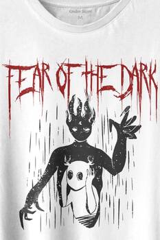 Fear Of The Dark Karanlık Dark Gothic Urban Street Wear Baskılı Tişört Unisex T-shirt