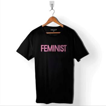 Feminist Af Güçlü Kadın Feminizm Baskılı Tişört Unisex T-Shirt