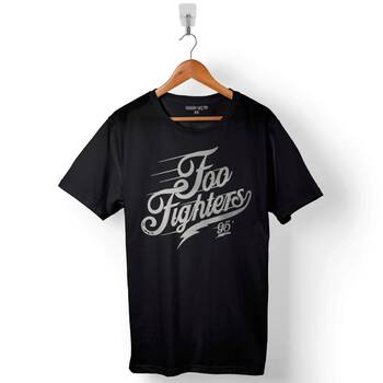 Ff Foo Fighters 95 1995 Logo Baskılı Tişört Unisex T-Shirt