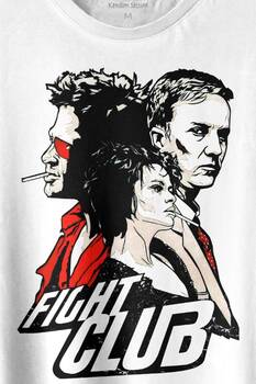 Fight Club Film Marla Tyler Durden Baskılı Tişört Unisex T-shirt