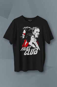 Fight Club Film Marla Tyler Durden Baskılı Tişört Unisex T-Shirt