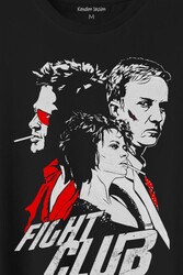 Fight Club Film Marla Tyler Durden Baskılı Tişört Unisex T-Shirt - Thumbnail