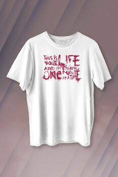 Fight Club This Is Your Life Tyler Durden Dövüş Kulübü Baskılı Tişört Unisex T-shirt