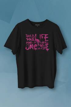 Fight Club This Is Your Life Tyler Durden Dövüş Kulübü Baskılı Tişört Unisex T-shirt