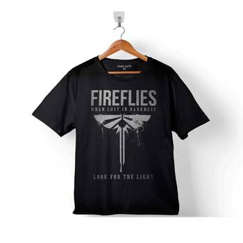 FIREFILES LOGO NAUGHTY DOG LOOK FOR THE LIGHT 4 ÇOCUK TİŞÖRT