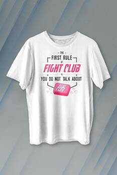 First Rule Of The Fight Club İlk Kural Baskılı Tişört Unisex T-shirt