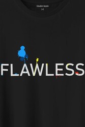 Flawless Finishing Touch Logo Baskılı Tişört Unisex T-Shirt - Thumbnail