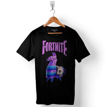 Fortnite Fort Nite Logo At Horse Baskılı Tişört Unisex T-Shirt