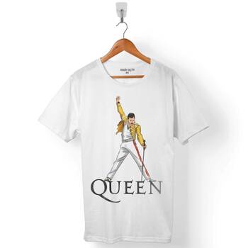 FREDDIE MERCURY ROCK QUEEN WE ARE THE CHAMPİONS ERKEK TİŞÖRT