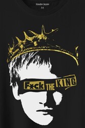 Fuck The King Game Of Thrones Kral Baskılı Tişört Unisex T-Shirt - Thumbnail