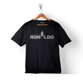 Futbol Cristiano Ronaldo Altın Top Ballon D'Or Baskılı Tişört Çocuk T-shirt