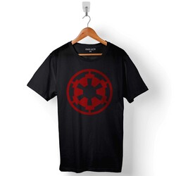 Galactic Empire Logo Star Wars Yıldız Savaşları Baskılı Tişört Unisex T-Shirt T01S2704-D - Thumbnail