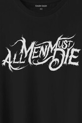 Game Of Throne All Men Must Die Baskılı Tişört Unisex T-Shirt - Thumbnail