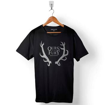 Game Of Thrones House Baratheon Ours Is The Fury Baskılı Tişört Unisex T-Shirt