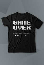 Game Over Atari Retro Pixel Oyun Baskılı Tişört Çocuk T-shirt - Thumbnail