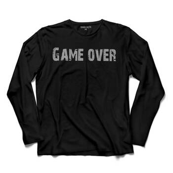 GAME OVER OYUN BİTTİ UZUN KOLLU TİŞÖRT