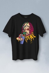 Gang Amerika Rap Hip Hop Sokak Baskılı Tişört Unisex T-Shirt - Thumbnail