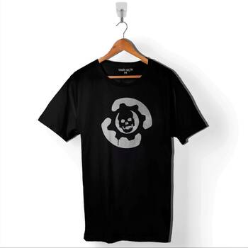 Gears Of War 1 Logo Baskılı Tişört Unisex T-Shirt