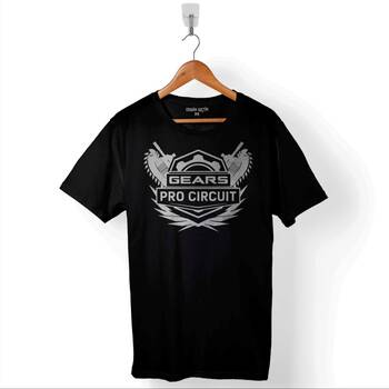 Gears Of War 2 Pro Cırcuıt Logo Baskılı Tişört Unisex T-Shirt