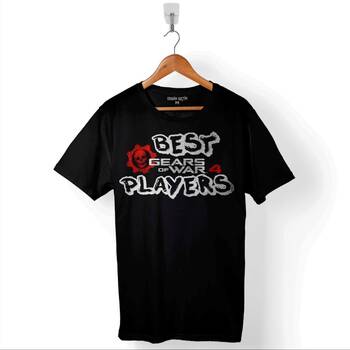 Gears Of War Best Players Süper Oyuncu Baskılı Tişört Unisex T-Shirt