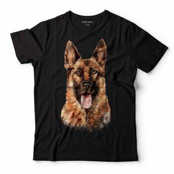 GERMAN SHEPHERD ALMAN KURDU POLICE DOG ÇOCUK TİŞÖRT