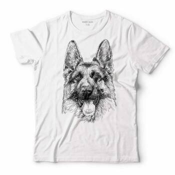 GERMAN SHEPHERD ALMAN KURDU POLICE DOG ÇOCUK TİŞÖRT