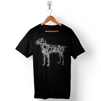 German Wirehaired Poınter Alman Av Köpeği Baskılı Tişört Unisex T-Shirt