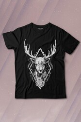 Geyik Animal Street Culture Baskılı Tişört Çocuk T-shirt - Thumbnail