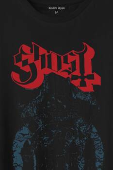 Ghost Bc Papaz Kilise Hayalet Baskılı Tişört Unisex T-Shirt