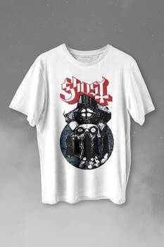 Ghost Bc Papaz Kilise Hayalet Baskılı Tişört Unisex T-shirt