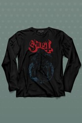 Ghost Bc Papaz Kilise Hayalet Uzun Kollu Tişört Baskılı T-Shirt - Thumbnail