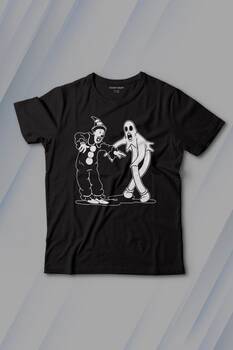 Ghostmane Music Dans Müzik Palyaço Hayalet Baskılı Tişört Çocuk T-shirt