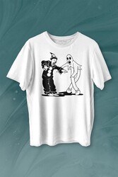 Ghostmane Music Dans Müzik Palyaço Hayalet Baskılı Tişört Unisex T-shirt - Thumbnail