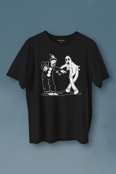 Ghostmane Music Dans Müzik Palyaço Hayalet Baskılı Tişört Unisex T-Shirt - Thumbnail