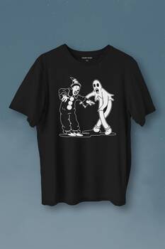 Ghostmane Music Dans Müzik Palyaço Hayalet Baskılı Tişört Unisex T-Shirt