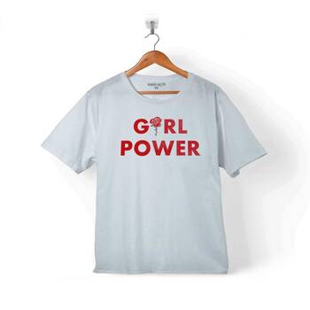 GIRL POWER KIZIN GÜCÜ FEMINIST AF FEMİNİZM ÇOCUK TİŞÖRT