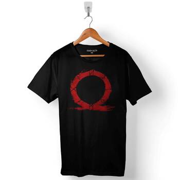 God Of War Logo Baskılı Tişört Unisex T-Shirt