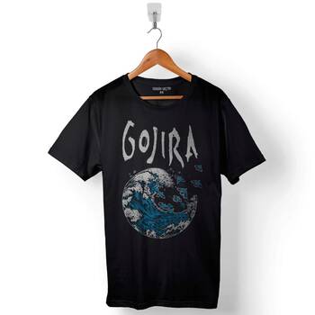 Gojira Progresıf Metal Logo Baskılı Tişört Unisex T-Shirt