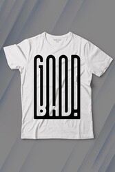 Good Bad Yazı Tipografi Baskılı Tişört Çocuk T-shirt - Thumbnail