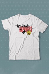 Good Vibe Happines Mutlu Smile Eğlenceli Baskılı Tişört Çocuk T-shirt - Thumbnail