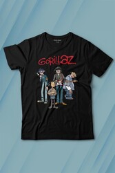 Gorillaz 2D Rock Band Blur Damon Albarn Feel Good Baskılı Tişört Çocuk T-shirt - Thumbnail