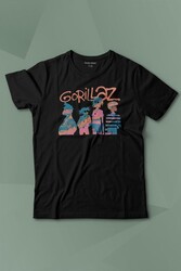 Gorillaz 2D Rock Blur Damon Albarn Feel Good Urban Baskılı Tişört Çocuk T-shirt - Thumbnail