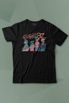 Gorillaz 2D Rock Blur Damon Albarn Feel Good Urban Baskılı Tişört Çocuk T-shirt