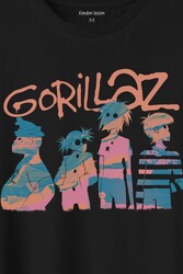 Gorillaz 2D Rock Blur Damon Albarn Feel Good Urban Baskılı Tişört Unisex T-Shirt - Thumbnail