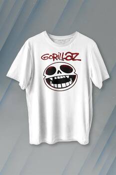 Gorillaz Rock Music Müzik Baskılı Tişört Unisex T-shirt