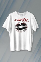 Gorillaz Rock Music Müzik Baskılı Tişört Unisex T-shirt - Thumbnail