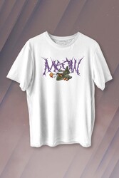 Gotik Meow Boomber Baskılı Tişört Unisex T-shirt - Thumbnail